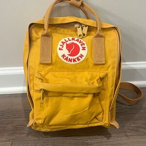 Fjällräven Kånken Yellow Mini Backpack